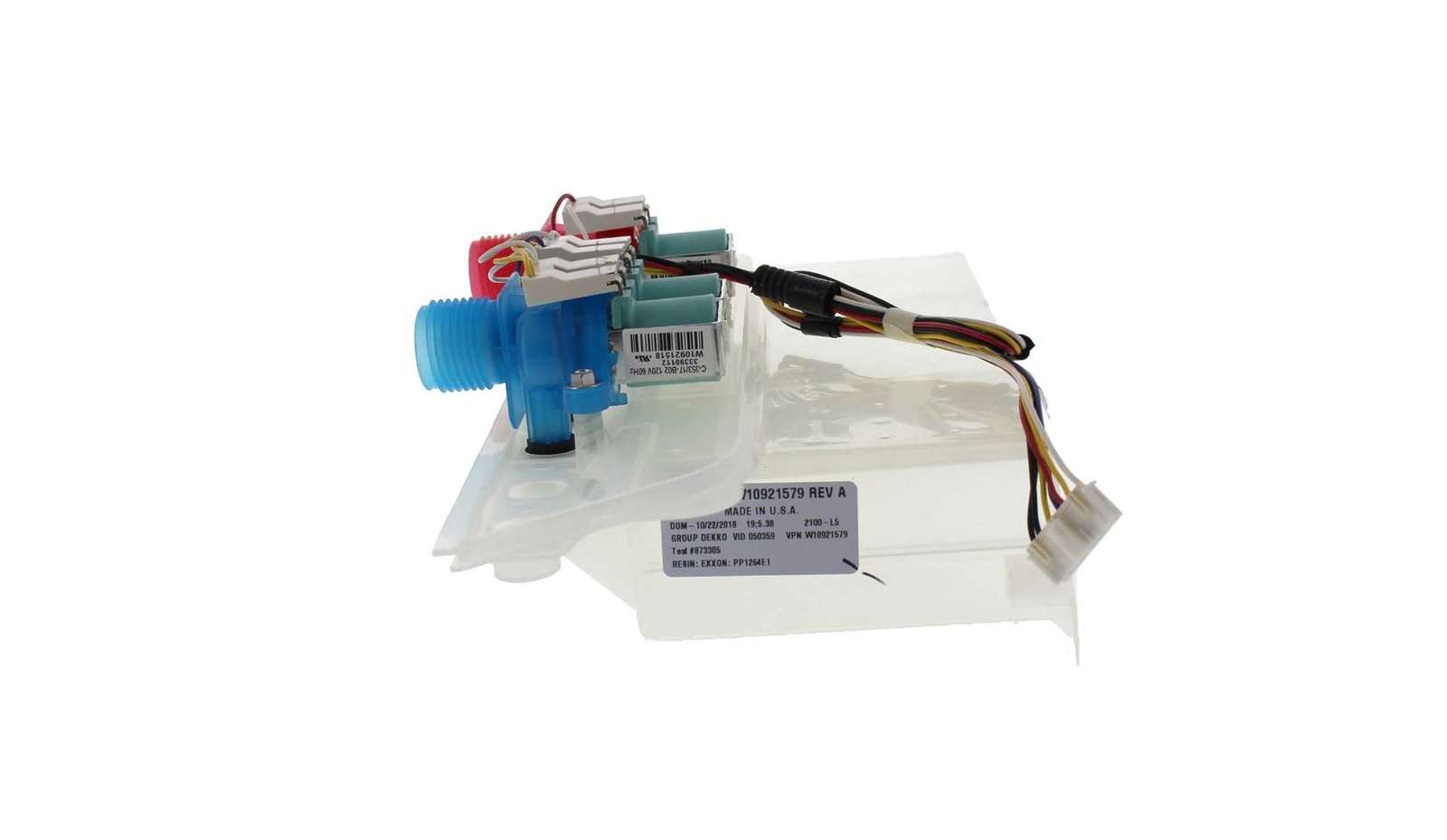 W11158805 - Genuine OEM Whirlpool Washer Detergent Dispenser Housing